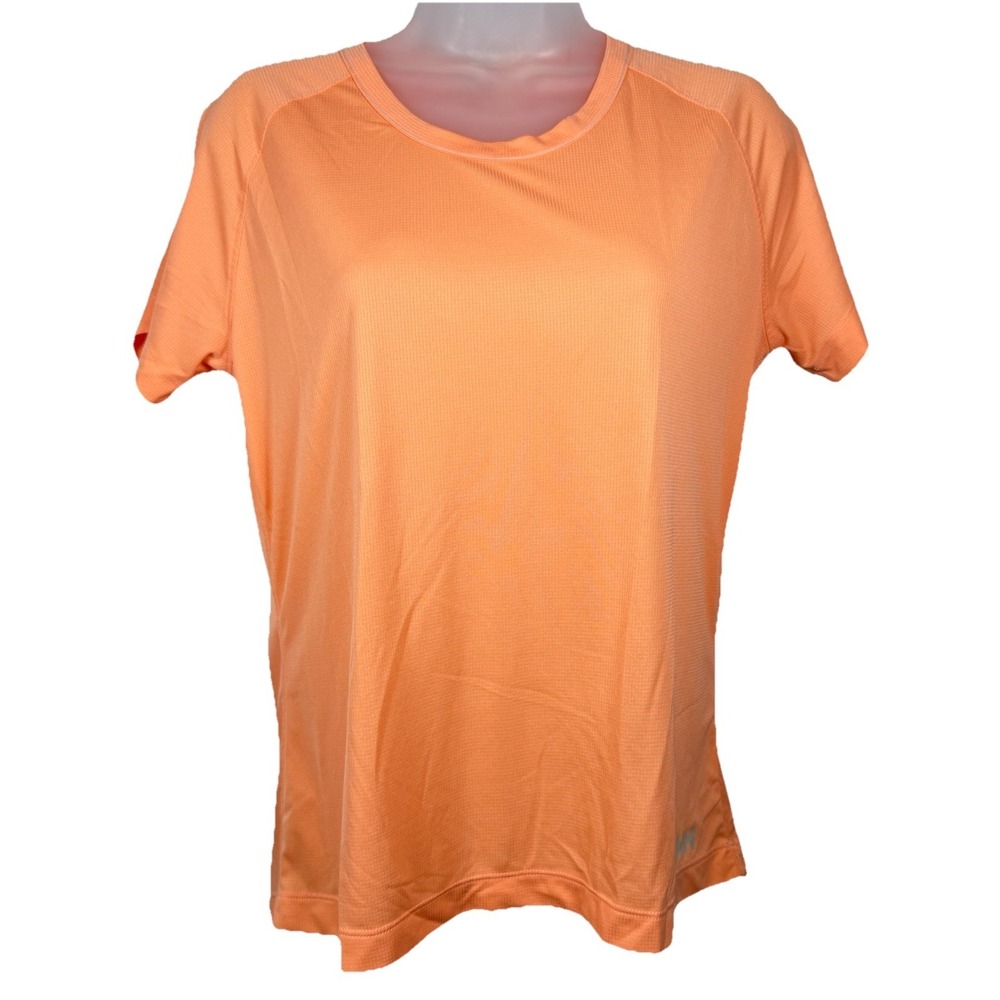 Helly Hansen Shine Solen T-Shirt Orange Short Sleeve Athletic Lightweight Med